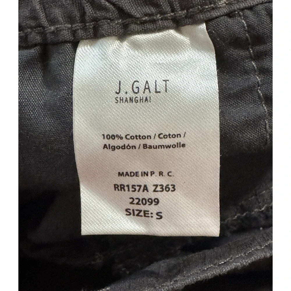 J Galt Shanghai Women's Ripstop Pants S Cargo Baggy Low Rise Wide‎ Leg Gorpcore